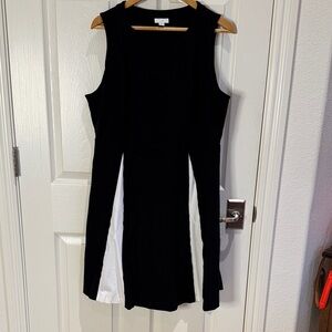 Christian Siriano J Jill Black and White Mini Dress